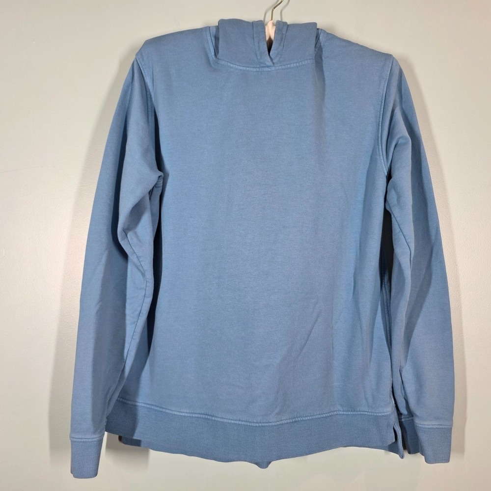 Peter Millar Women's Hoodie Small Light Blue Pullover Sweatshirt‎ Sweater Soft